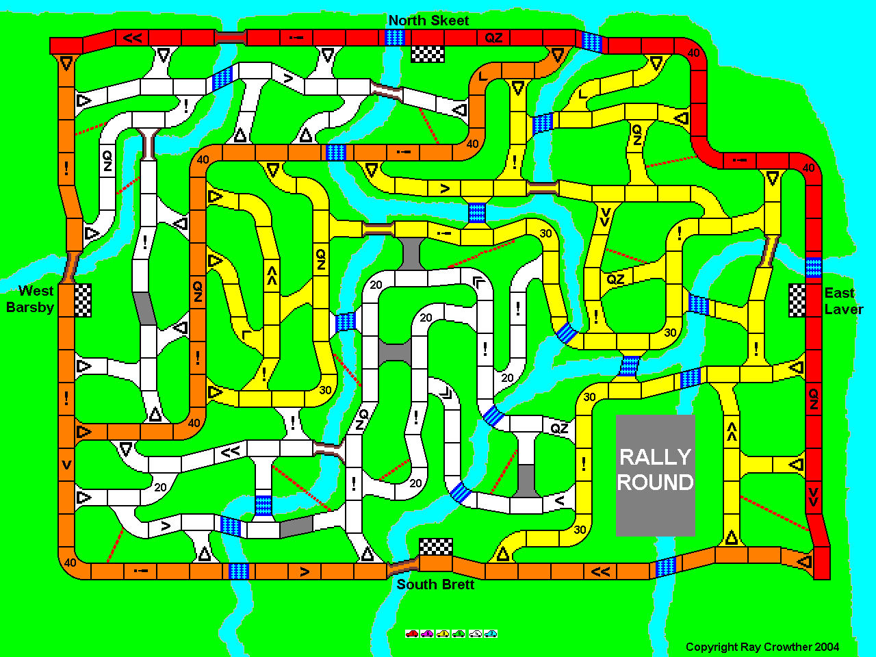 Rally Round Map Board (Full Size)